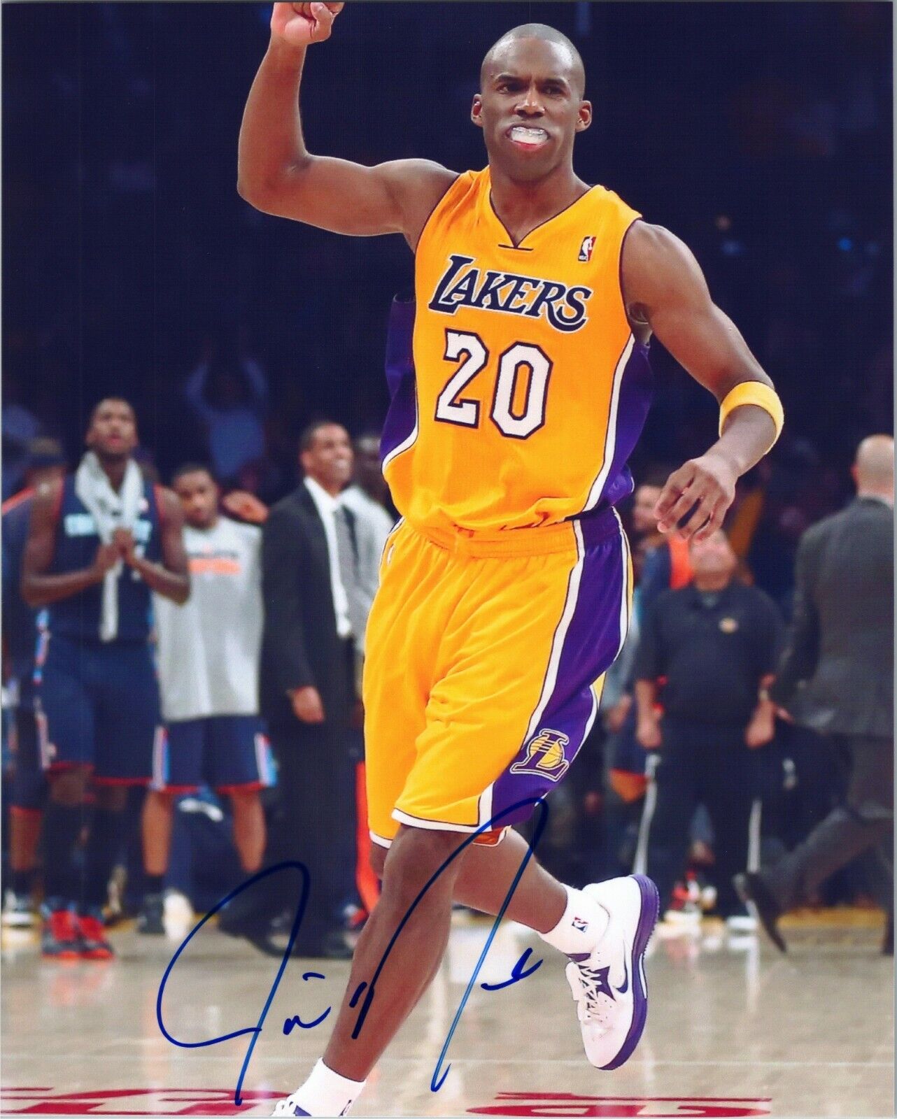 JODIE MEEKS Authentic Hand-Signed Los Angeles Lakers