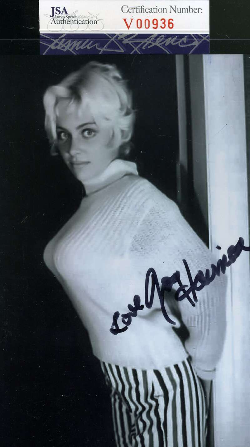 Joy Harmon Jsa Coa Hand Signed 4x6 Photo Poster painting Autograph Authentic