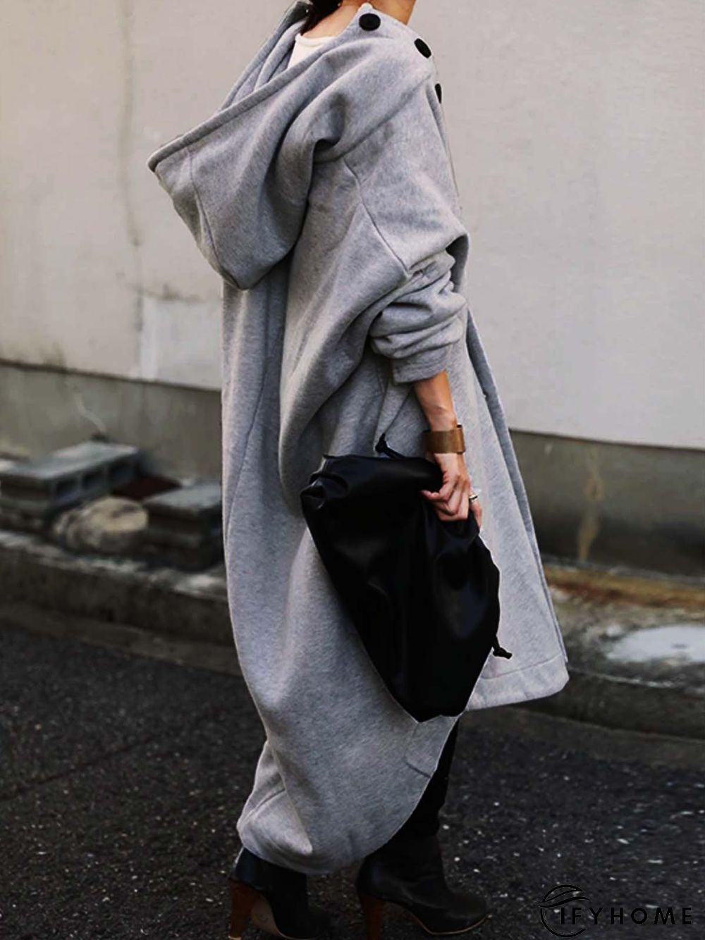 Cotton Casual Plain Jacket | IFYHOME