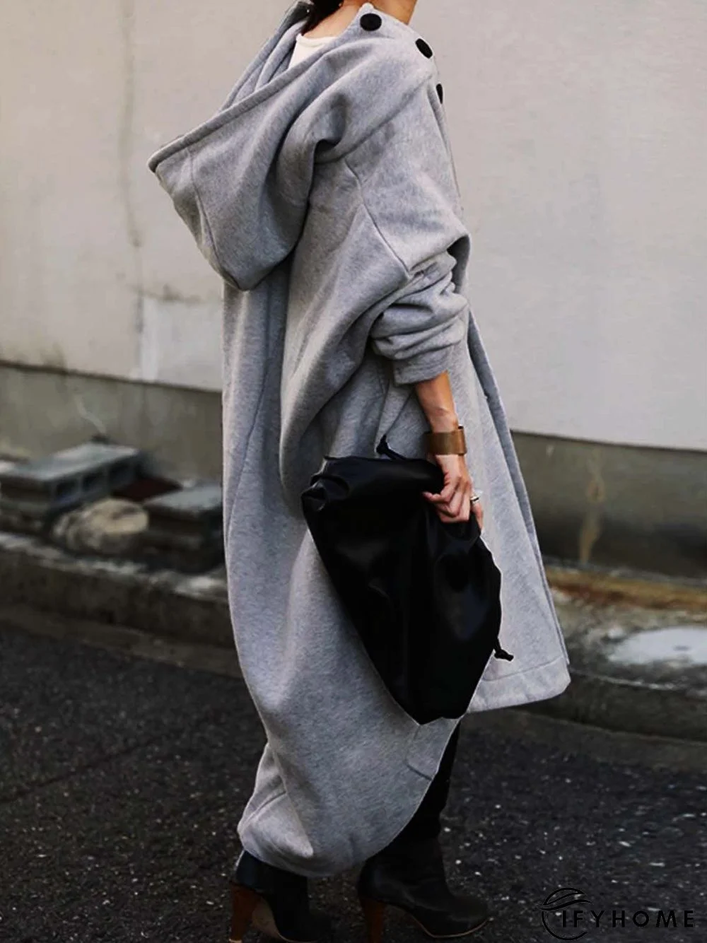 Cotton Casual Plain Jacket | IFYHOME