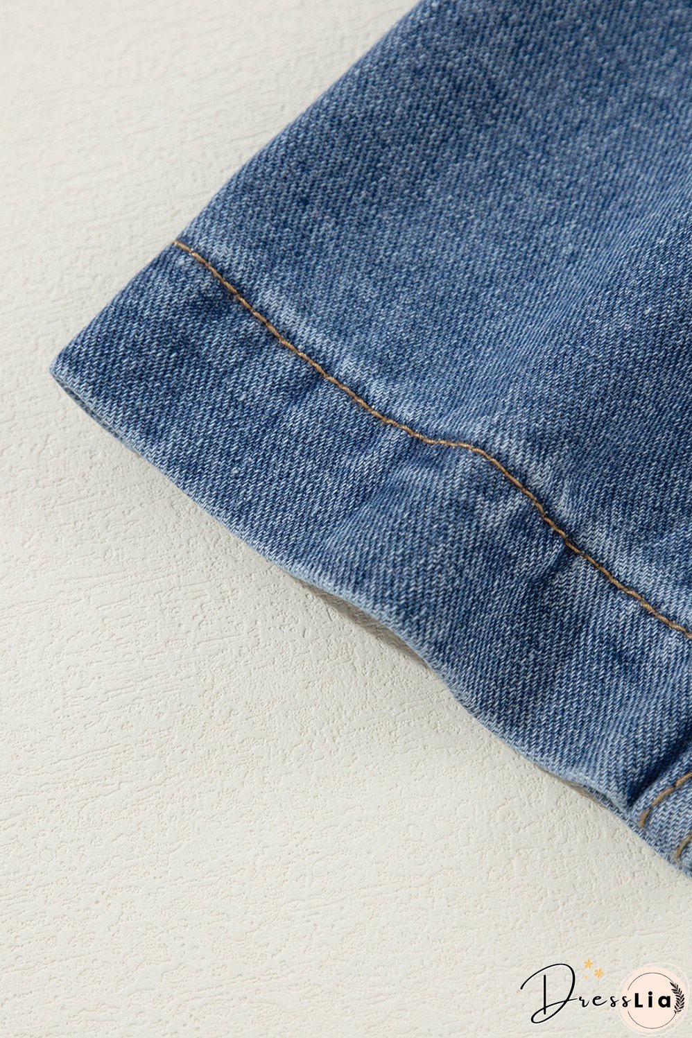 Raw Hem Denim Jacket