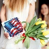 6Pcs Diamond Painting Independence Day Diamond Painting Greeting Card for Friends