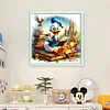 (Multi-Style) Disney Donald Duck And Daisy-11CT Stamped Cross Stitch 40*40cm/15.75*15.75in