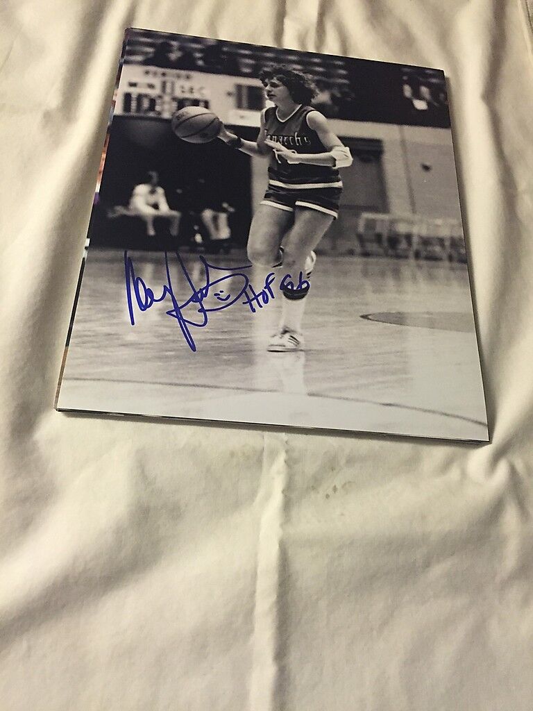 NANCY LIEBERMAN OLD DOMINION MONARCHS SIGNED AUTOGRAPHED 8X10 Photo Poster painting W/COA 2