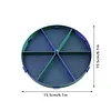 Plateau de rangement de tri de perles, outils de peinture au diamant enti&egrave;rement ferm&eacute;s (bleu, vert)