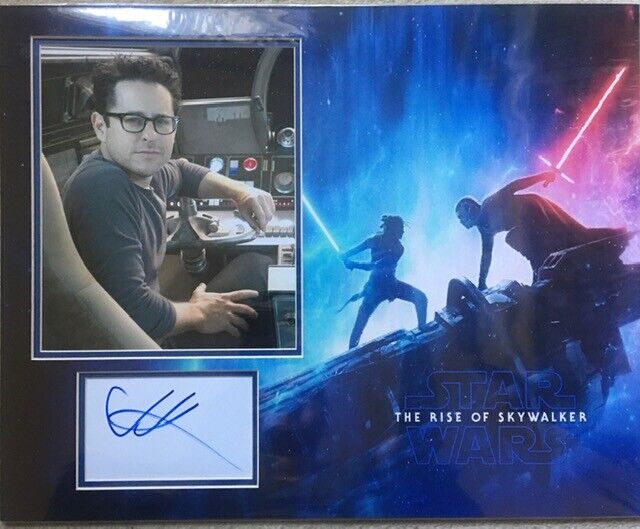 JJ ABRAMS SIGNED STAR WARS Photo Poster painting MOUNT UACC REG 242 ALSO ACOA CERTIFED