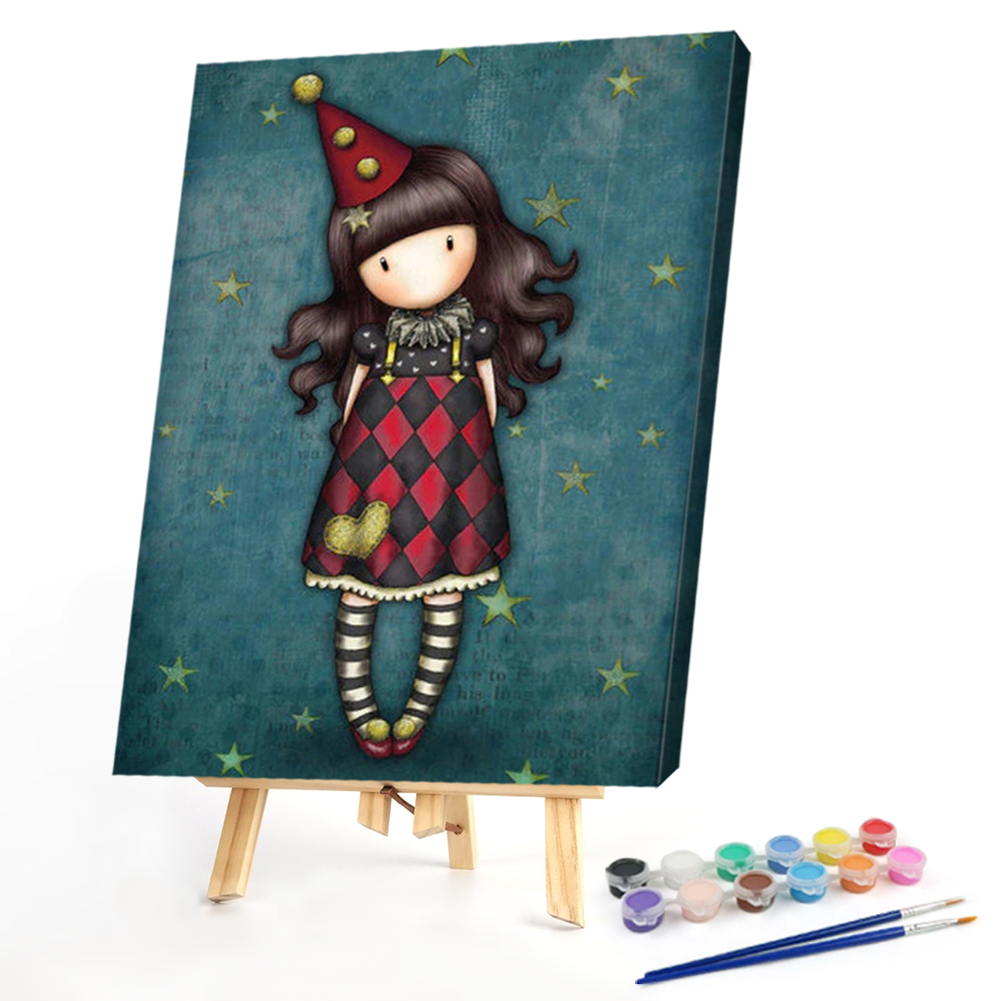 

40*50CM - Paint By Numbers - Little Girl, 501 Original