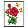 Flower - 9CT Partial Beaded Cross Stitch Kit(30x35cm)