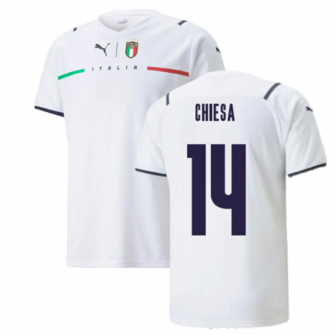 Italien Federico Chiesa 14 Away Trikot EM 2021-2022