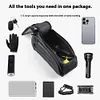 Bike Front Frame Bag Bicycle Top Tube Bag Touch-Screen for Phones Under 6.5 Inch
