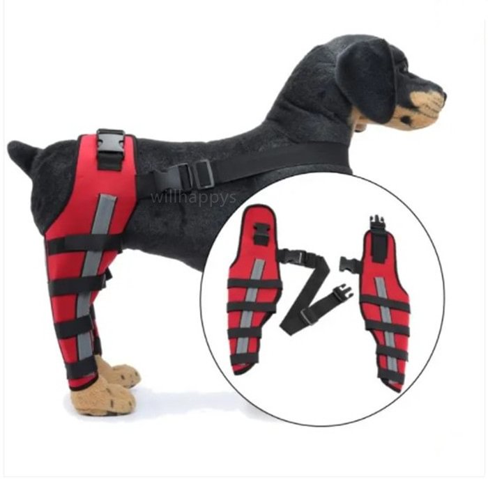Double Dog Hip Support For Hip Dysplasia For Back Leg Dog Brace With Safety Reflective Straps