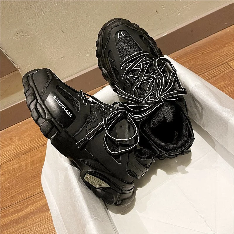 Winter Chunky Sneakers Women 2021 Trendy Designer Women's Dad Shoes Pink Sport Casual Shoes Fashion Women's Sneakers