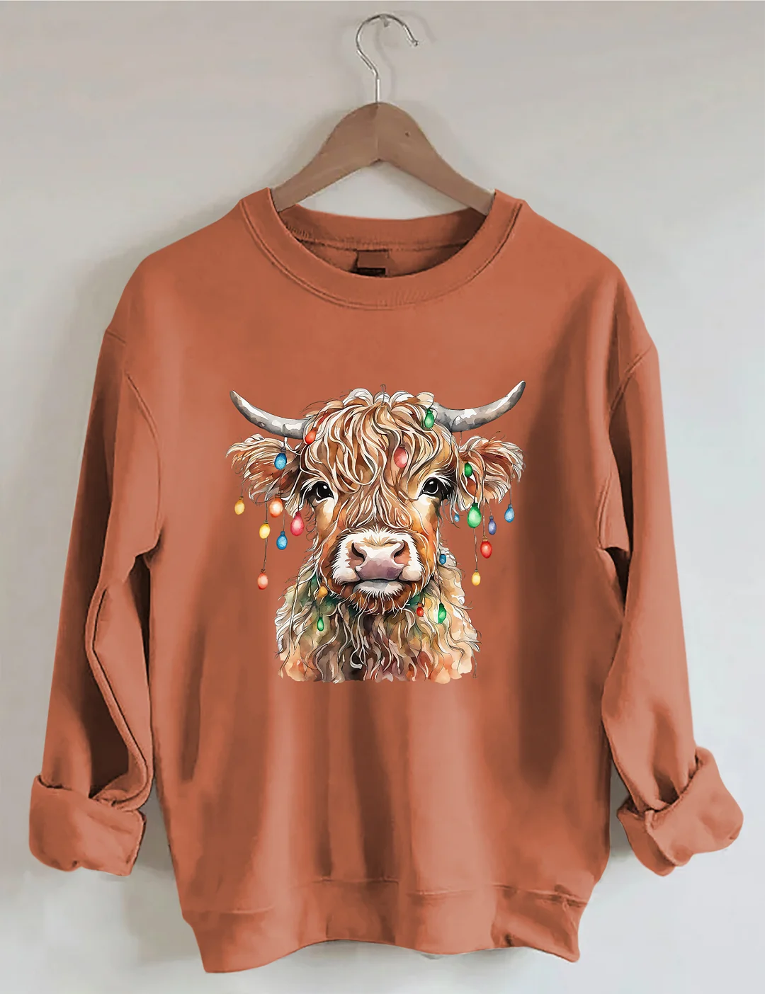 Christmas Cow Sweatshirt