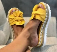 New Womens Slipper Fish Mouth Thick Bottom Casual Wedges Sandals Stylish Comfortable Flat Mules Plus Size Zapatilla Mujer