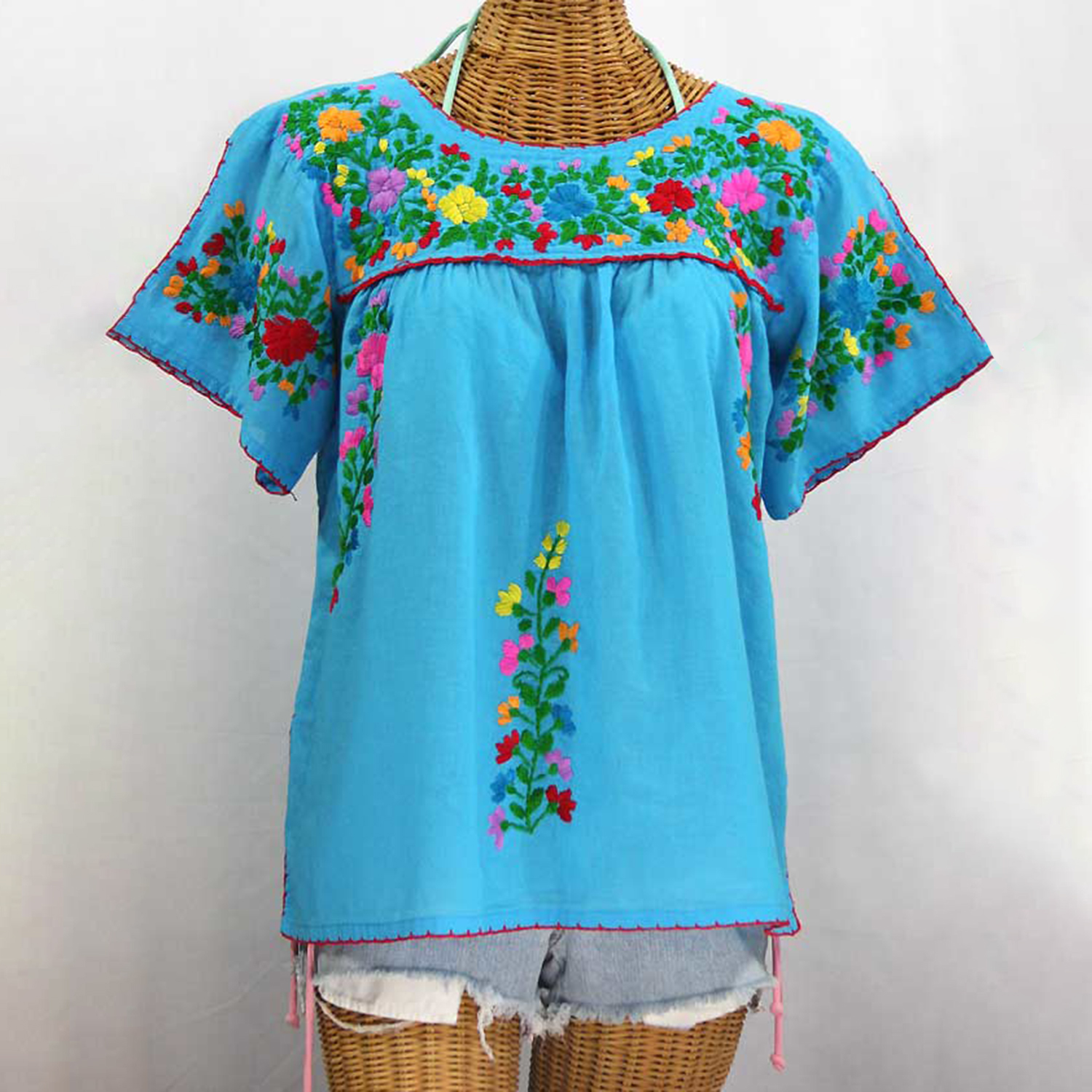 Vintage Floral Holiday Top