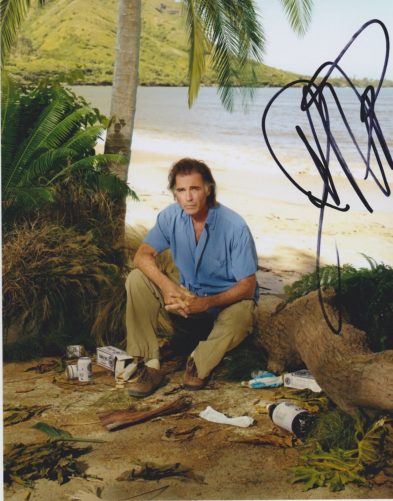 Jeff Fahey Signed Lost 10x8 Photo Poster painting AFTAL