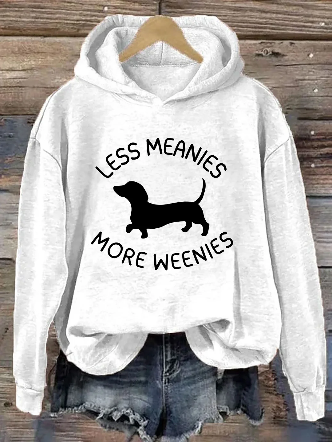 Less Meanies More Weenies Hoodie