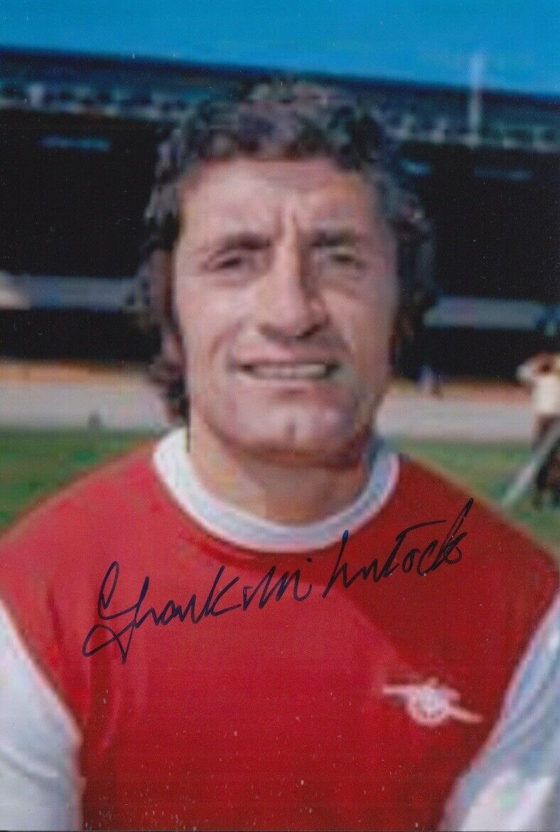 FRANK MCLINTOCK HAND SIGNED 6X4 Photo Poster painting ARSENAL FOOTBALL AUTOGRAPH 1