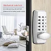 Metal Digital Door Lock Sturdy Waterproof Door Code Lock Durable for Home Office