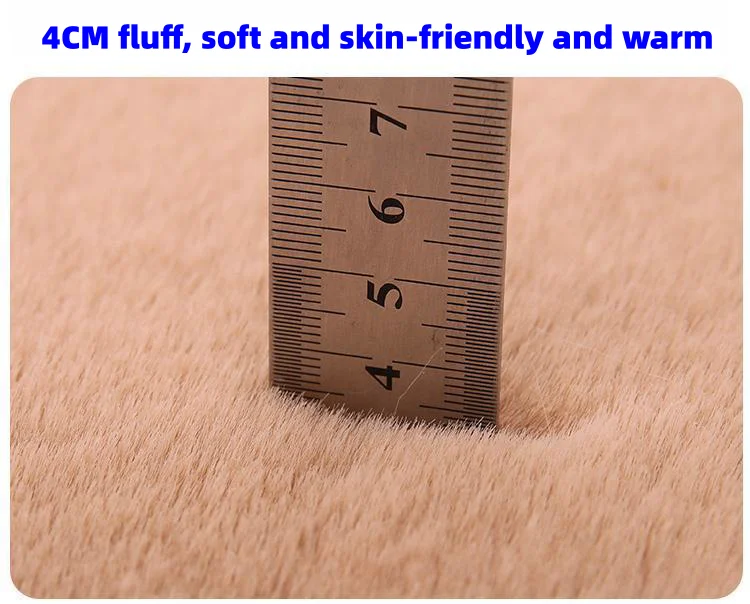 Car plush seat cushion