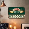 Central Perk WELCOME - Vintage Metal Signs - 20*30cm/30*40cm
