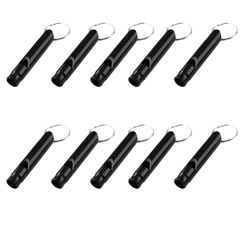 

10pcs Aluminum Alloy Survival Whistles Outdoor Survival Camping Whistles, 501 Original