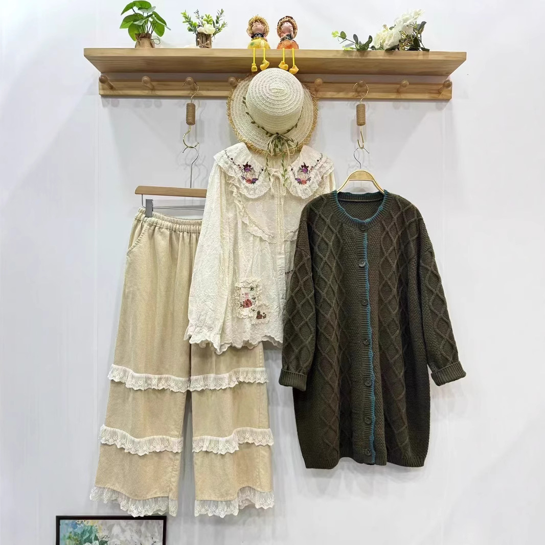 Chicfifth Sweater Women Winter Long Sleeve High Quality Autumn Vintage Top Knitted Cardigan