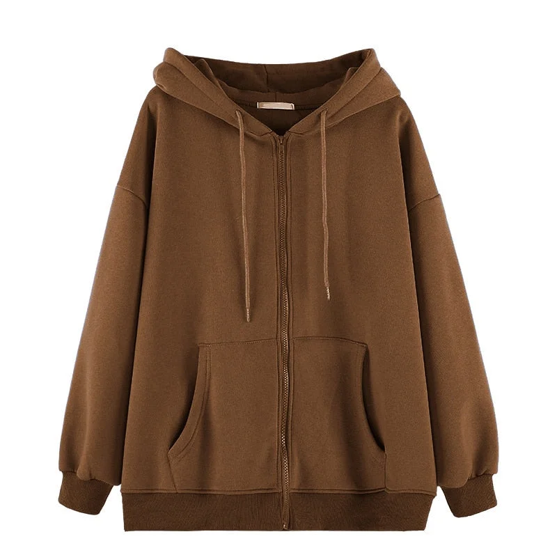 Harajuku Women's Jacket Coat Hip Hop Y2K Angel Dark Print Hoodies Coat Streetwear Autumn Punk Zip Up Hooded Sweatshirt Jacket