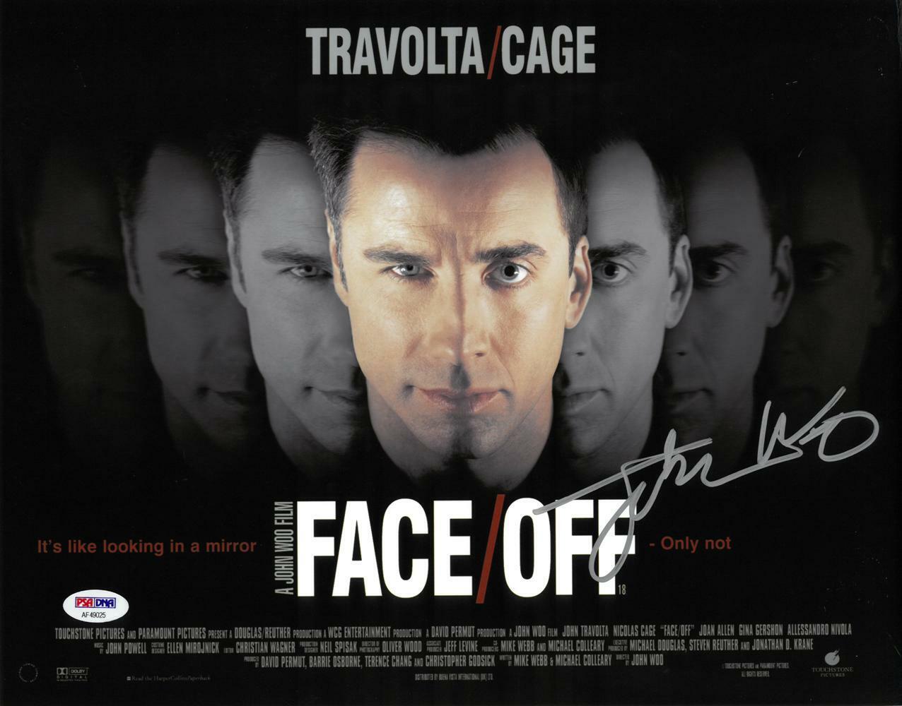 John Woo Signed Face Off Authentic Autographed 11x14 Photo Poster painting PSA/DNA #AF49025