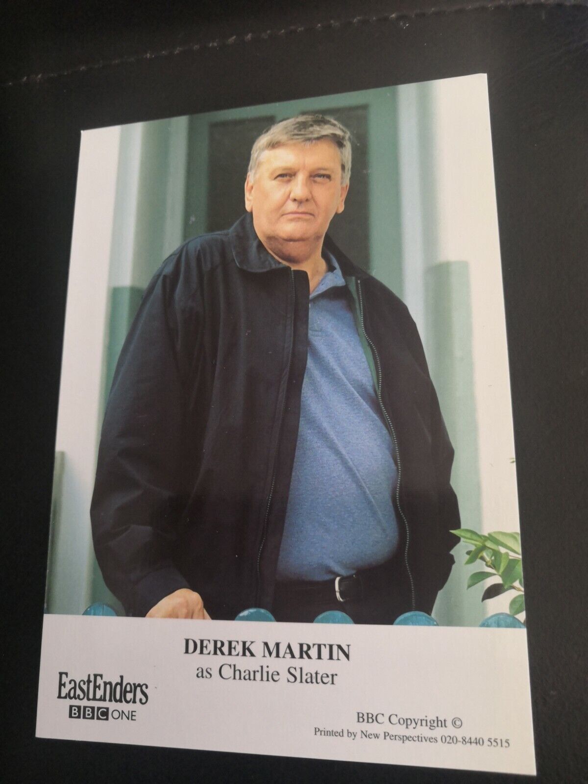 EASTENDERS UNSIGNED CAST CARD OF DEREK MARTIN 2