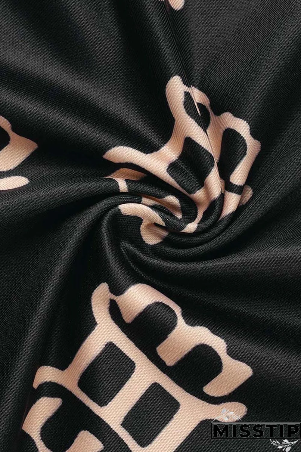 Apricot Casual Print Patchwork V Neck Three Quarter Two Pieces