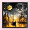 Quiet Night-18CT Stamped Cross Stitch 50*50cm/19.69*19.69in tapestrymarket