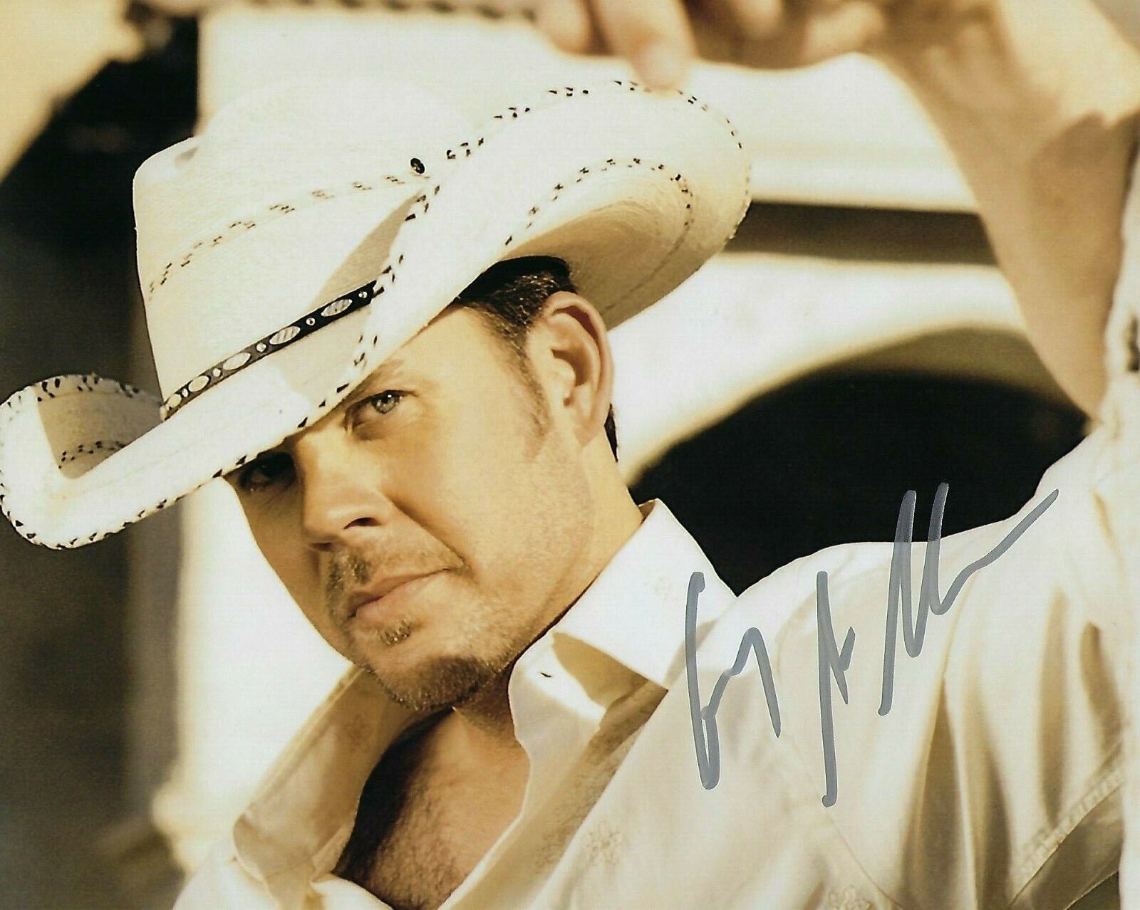 GFA Every Storm & Watching Airplanes * GARY ALLAN * Signed 8x10 Photo Poster painting G5 COA