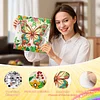(25x25cm)DIY Pre-Framed 3D Flapping Butterfly Diamond Painting Art Craft Kit Living Room Decor