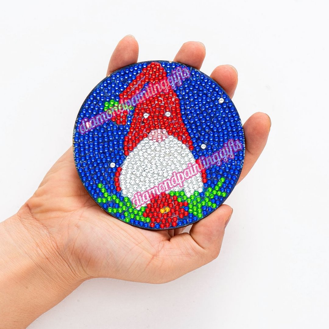 DIY Wooden Christmas Coasters Diamond Painting Kits for Beginners, Adults & Kids Art Craft Supplies