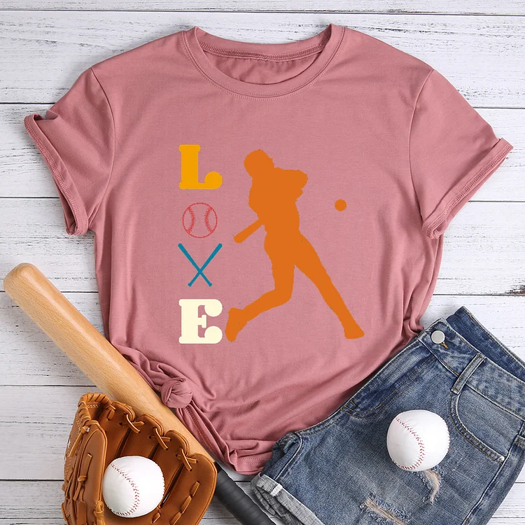 Love baseball T-Shirt Tee-014452-Annaletters