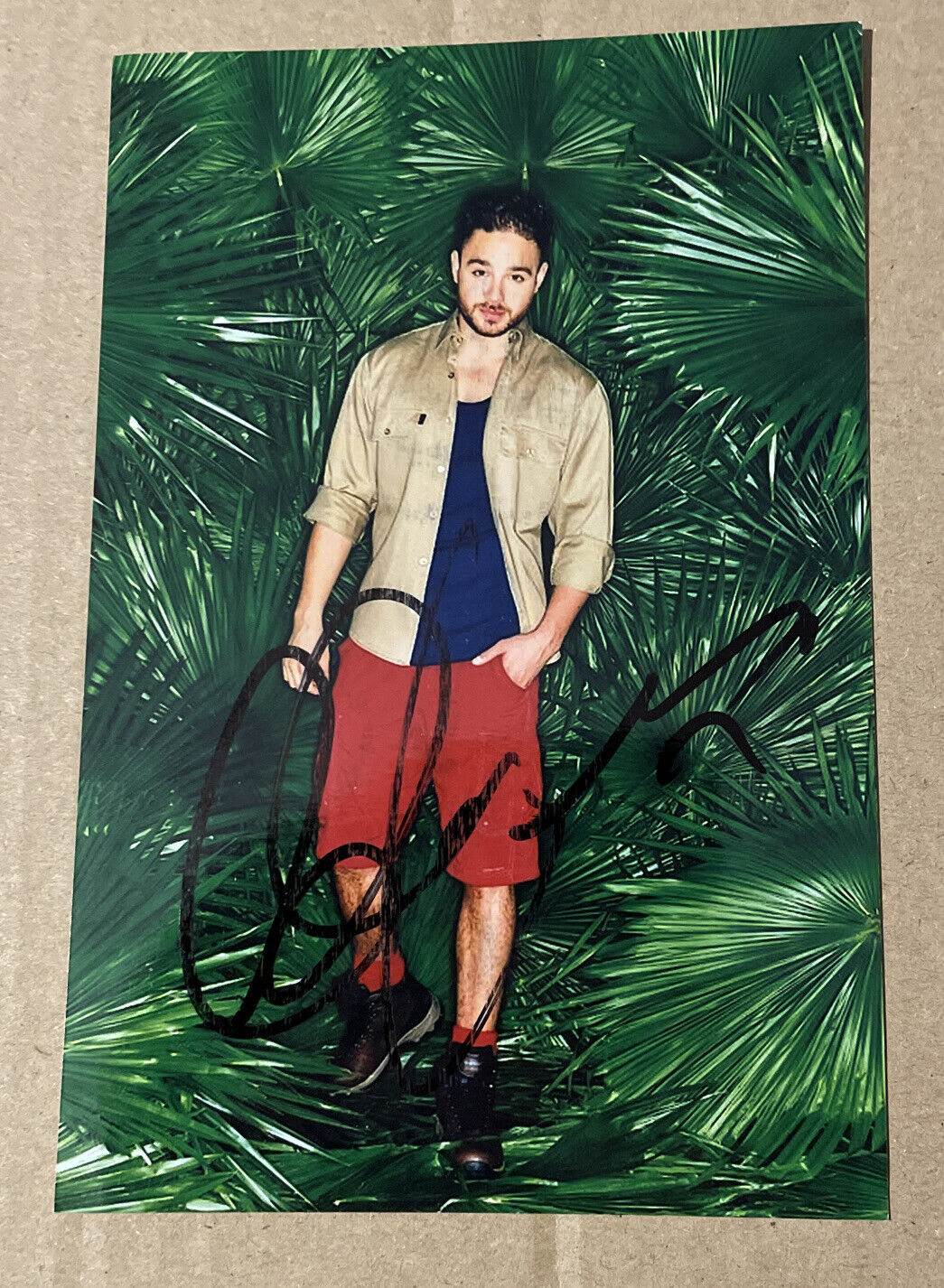 Adam Thomas autograph Hand signed 6x4 Photo Poster painting Emmerdale I’m A Celeb Waterloo Road