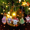 5pcs Christmas Tree Double Sided DIY Diamond Pendant