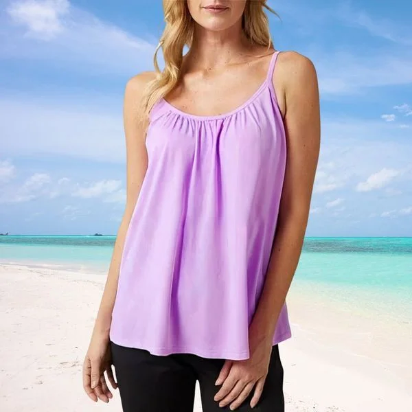 CamiBreeze &ndash; Loose-Fit Built-In Bra Camisole