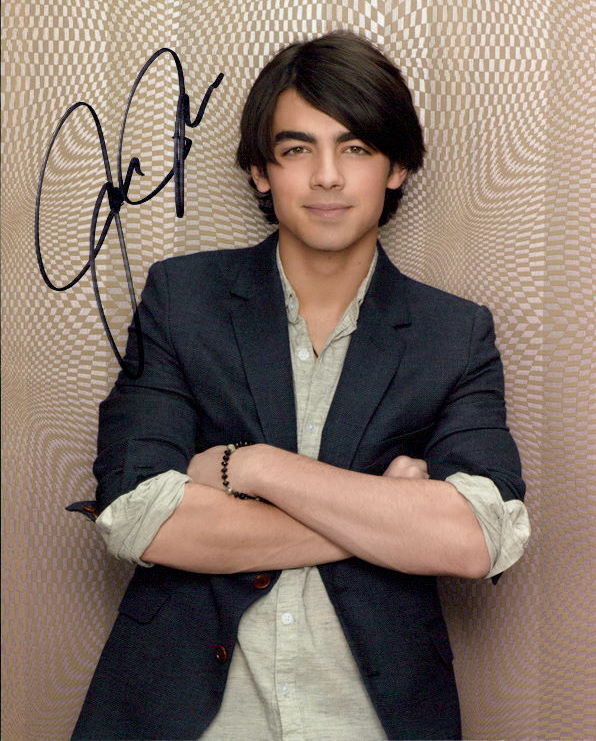 Joe Jonas signed 8x10 Photo Poster painting COA