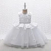 Kid Baby Girl Shiny Party Princess Retro Formal Flower 3D Elegant Dresses
