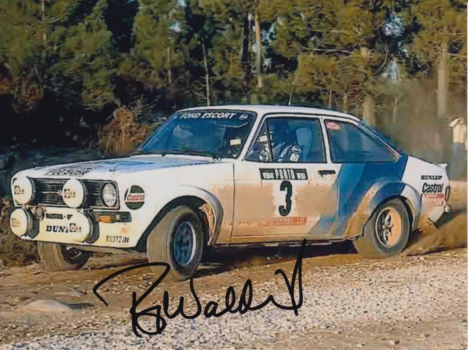 Bjorn Waldegard Hand Signed 8x6 Photo Poster painting - Rally Autograph 3.