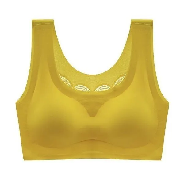 Deerwon Bra-Ultra-thin Plus Size Ice Silk Comfort Bra