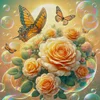 Fantasy Flowers-11CT Stamped Cross Stitch 40*40cm/15.75*15.75in tapestrymarket