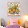 Vitamin C Drink-14CT Stamped Cross Stitch 17*17cm/6.69*6.69in tapestrymarket