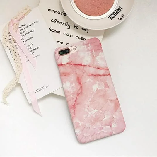 Kawaii Pink Marble Phone Case SP1812091
