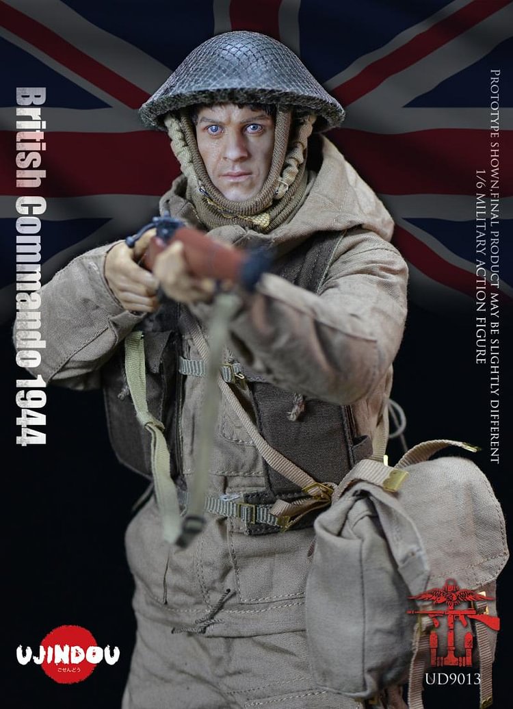 【In-Stock】UJINDOU WWII British Commando 1944 1/6 Scale Action Figure UD9013-shopify