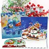 6pcs Diamond Painting Christmas Greeting Card Kits with Envelopes for Family Friend Gifts