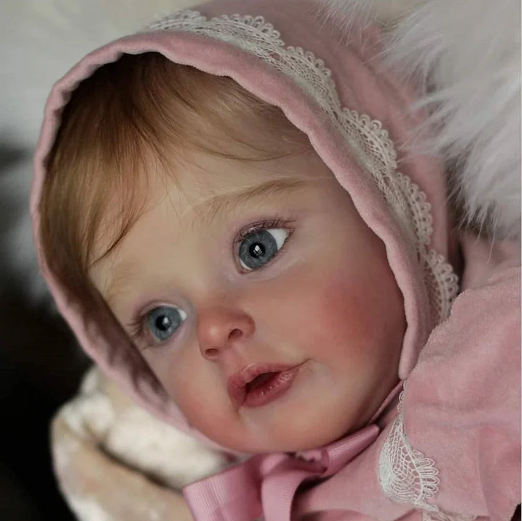 GSBO-Cutecozylife-22'' Realistic Reborn Beautiful Lifelike Baby Doll Girl with Curly Hair Named Joy-Best Gift for Children