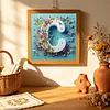 Butterfly Flower C 5D Partial Drill DIY Diamond Painting Kit 30*30cm